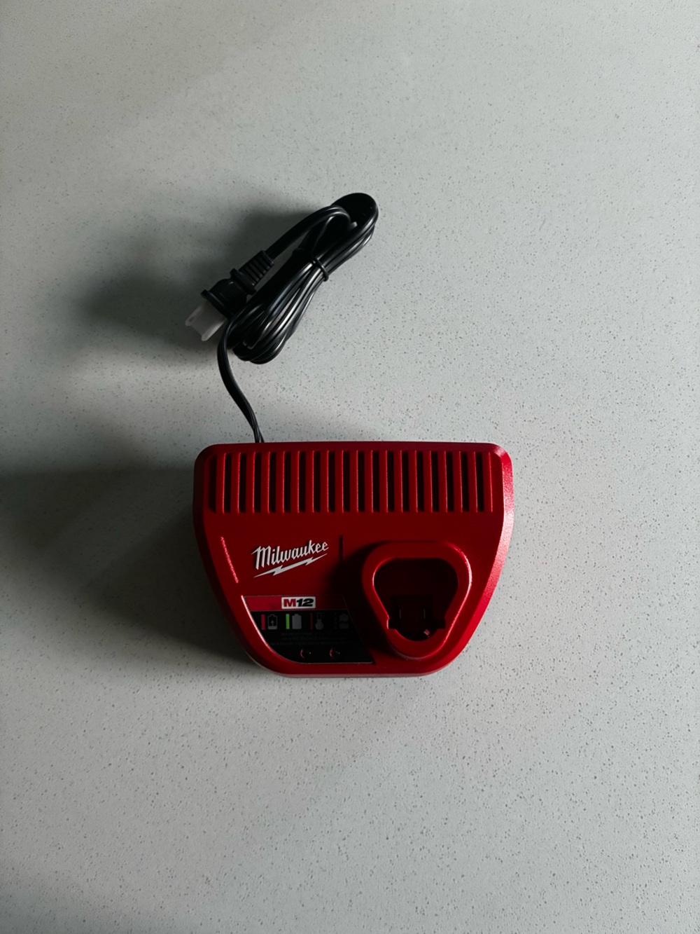 Milwaukee M12 Corded Battery Charger - Red
